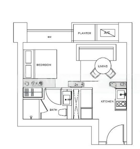 Master Room Condo for Rent in  Hub Synergy Point - Image 8